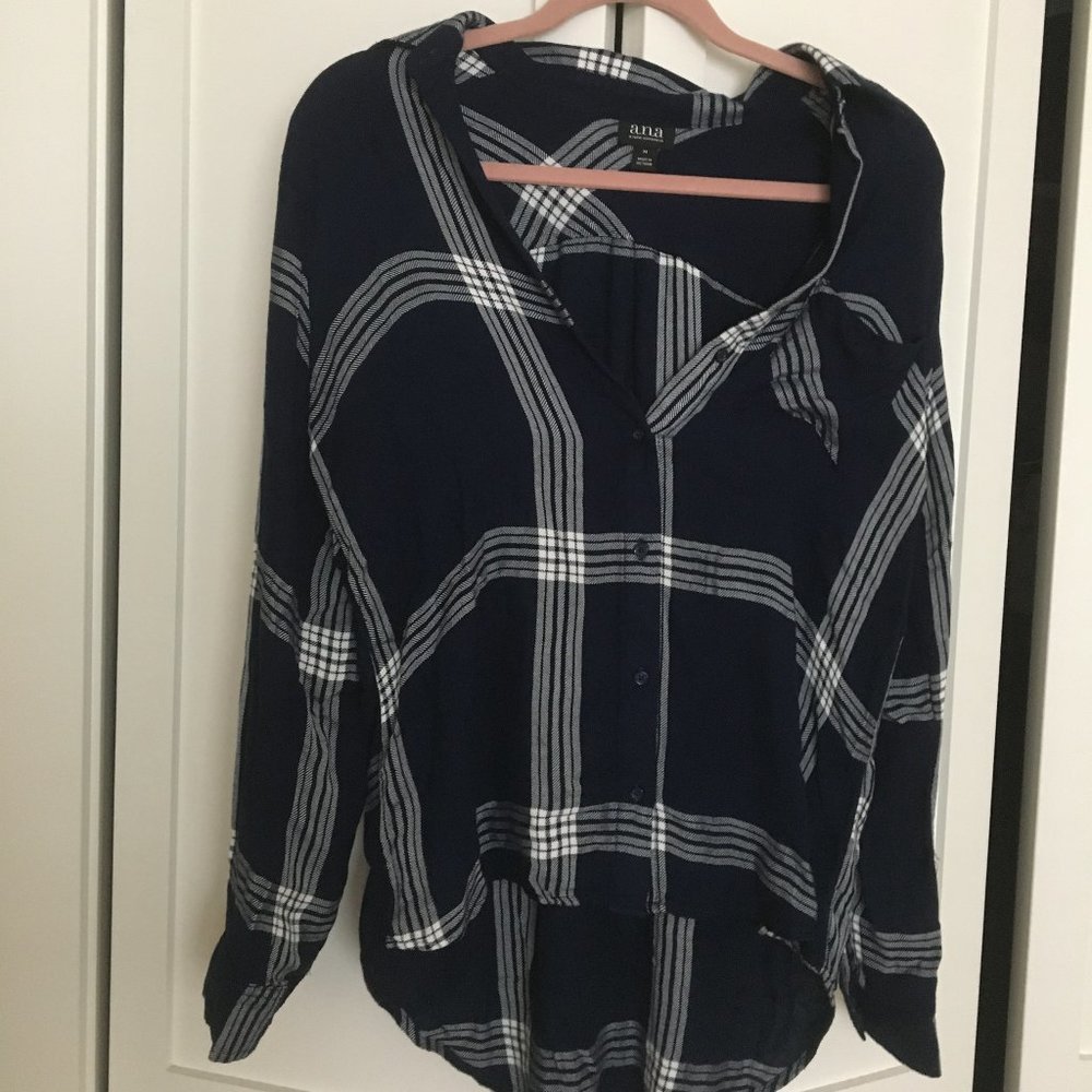 2 Plaid Long Sleeve Button Downs (Bundle)